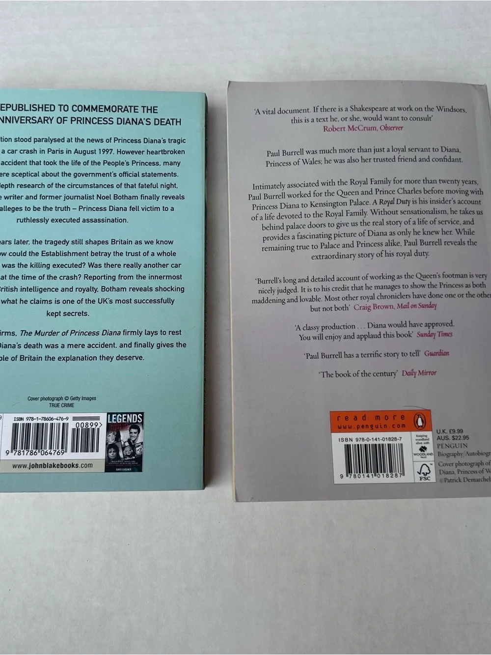 Princess Diana 8 Ct Book Lot Royal Biography Memoir Expose Burrell Botham Morton
